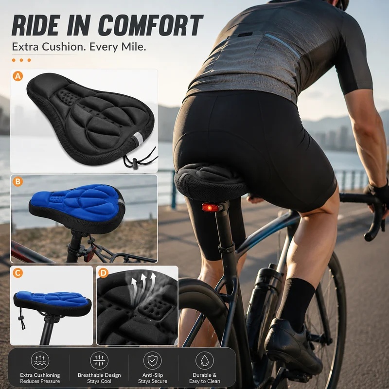 1/2pcs Universal Bike Saddle C - огляд і ціна Commuting By Bike