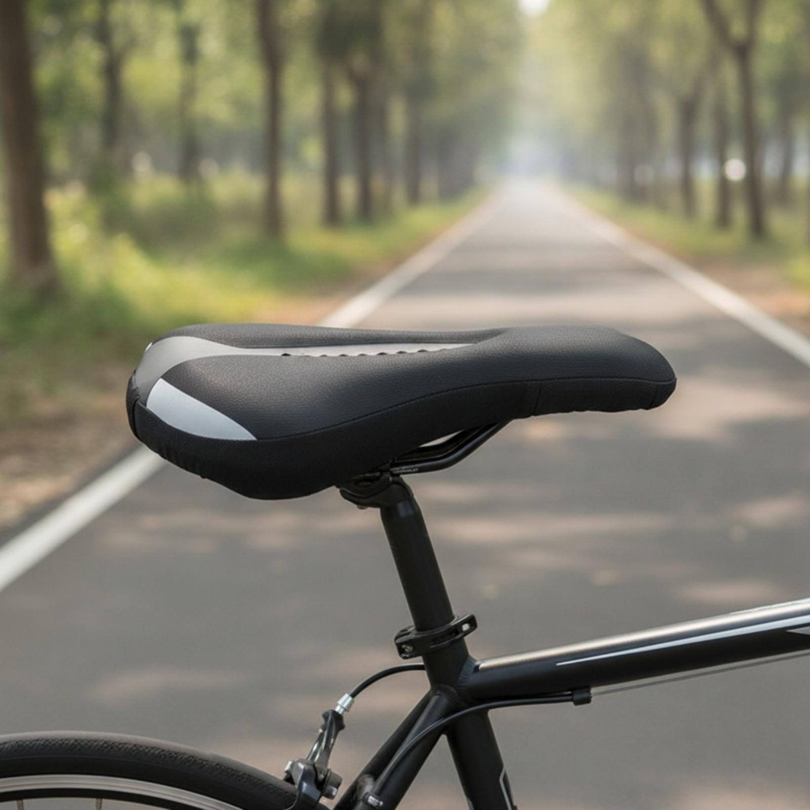 Supportive Bicycle Saddle Pad  - огляд і ціна Cycling Commute In Rain